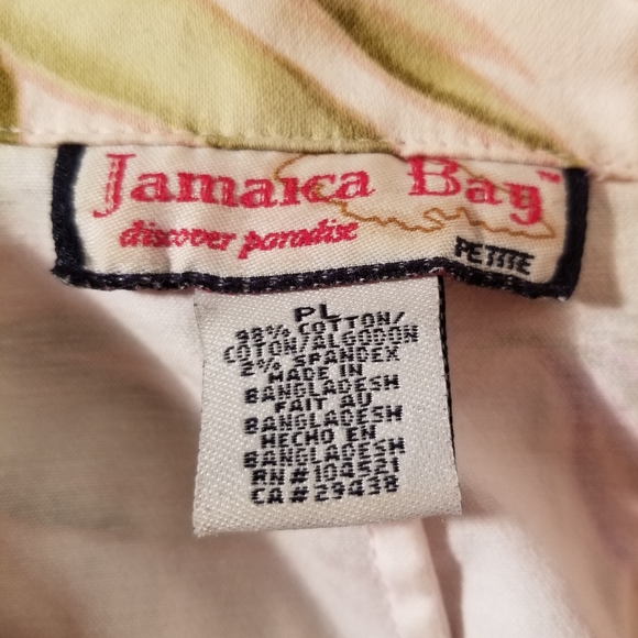 Jamaica Bay PL LS Floral Summer Jacket, Like new - Picture 6 of 8